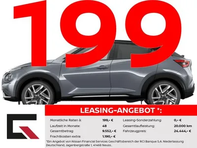 Nissan Nissan Juke N-DESIGN 114PS Automatik Winter/Bose/beh.WS/Carplay im Auto Abo von LeasingMarkt.de