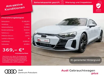 Audi Audi e-tron GT quattro MATRIX LUFT PANO ACC HUD im Leasing von Null-Leasing