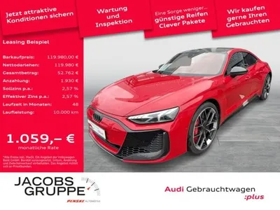 Audi Audi RS e-tron GT Facelift/Carbon/189UPE/Laser/HuD/360°/S-Sitze pro im Auto Abo von LeasingMarkt.de