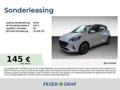 Hyundai Hyundai i10 TREND NAVI SHZ LHZ CARPLAY LED-TFL KLIMA im Leasing von LeasingMarkt.de