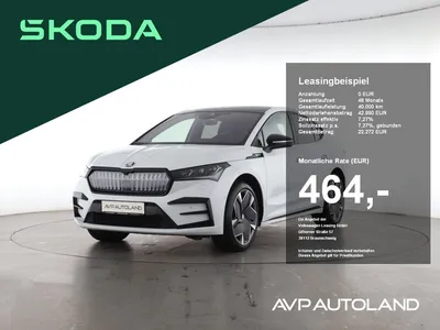 Skoda Skoda ENYAQ COUPE 4x4 RS SUITE | PANO | LED | ACC | im Auto Abo von Null-Leasing