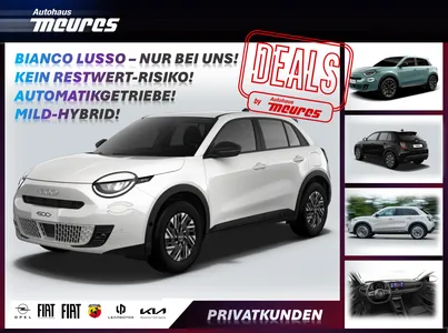 Fiat FIAT 600 1.2 Hybrid T3 81 kW DCT *BIANCO LUSSO* Sondermodell !!!EXKLUSIV NUR BEI UNS!!! im Auto Abo von Null-Leasing