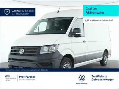 VW Volkswagen Crafter Kasten MR Vorb. AHK Navi Kamera Sitzhzg. im Leasing von LeasingMarkt.de
