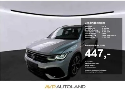 VW Volkswagen Tiguan R 2.0 TSI DSG 4MOTION | PANO | NAVI | AHK im Auto Abo von LeasingMarkt.de