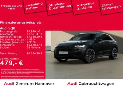 Audi Audi SQ8 competition plus 4.0 TFSI quattro Luftf Matr im Auto Abo von Null-Leasing