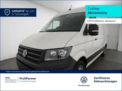 VW Volkswagen Crafter Kasten Mittel AppConnect Kamera Klima im Leasing von Null-Leasing