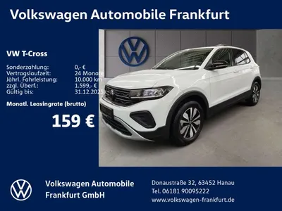VW Volkswagen T-Cross Life 1.0 l TSI OPF 70 kW (95 PS) 5-Gang im Auto Abo von Null-Leasing