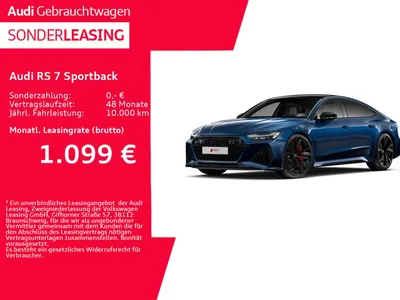 Audi Audi RS 7 Sportback RS-SPORTAGA*ALLRADLENKUNG*360° im Leasing von Null-Leasing