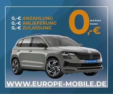 Skoda Skoda Karoq Sportline Exclusiv mit Ultrapaket 2025 1.5 TSI OPF 150 DSG (UVP 55.920€ ) NAV/CANTON/PANO/ARE im Auto Abo von LeasingTime