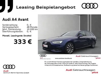 Audi Audi A4 Avant 30 TDI Adv. S tronic *AHK*NAV+*Virt.C+* im Auto Abo von LeasingMarkt.de