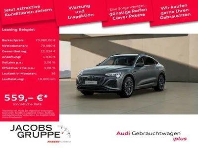 Audi Audi Q8 Sportback 55 S line/Matrix/360°/HuD/AHK/21Zoll im Auto Abo von LeasingMarkt.de