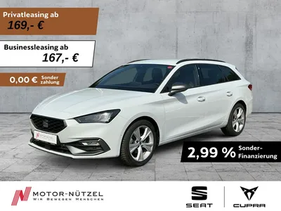 Seat Seat Leon ST 1.5 eTSI DSG FR-LINE LED+NAV+APP+ACC+SHZ im Leasing von Null-Leasing