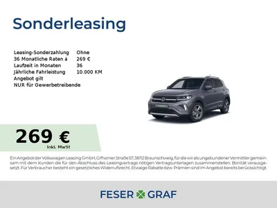 VW VW T-Cross R-Line 1.5 l TSI ACT 150 PS 7-Gang-DSG im Auto Abo von Null-Leasing