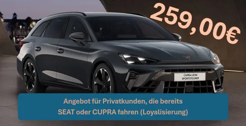 Cupra CUPRA Leon 2.0 TSI 245kW VZ DSG 4WD Sportstourer - nur gültig bei Loyalisierung im Auto Abo von Null-Leasing