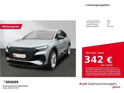 Audi Audi Q4 e-tron Sportback 45 MMI LED AHK Smartphone-P. im Auto Abo von LeasingMarkt.de