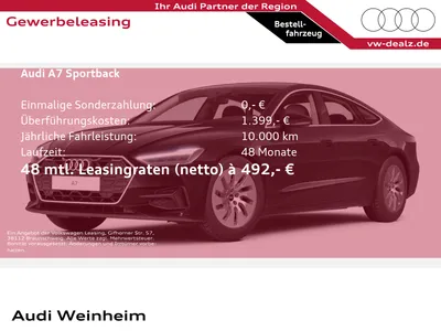 Audi AUDI A7 Sportback 40 TDI S tronic im Auto Abo von Null-Leasing