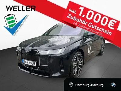 BMW BMW iX xD60 M SPORT PRO AdLED DAPr SkyL H/K AHK 23" im Auto Abo von Mobile.de