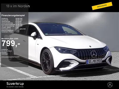 Mercedes MERCEDES-BENZ EQE 43 4M BURM AMG DISTR SPUR PANO AIRMATIC 360 im Auto Abo von Null-Leasing