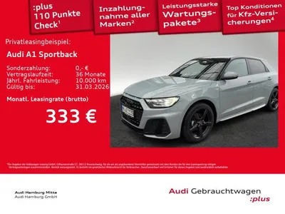 Audi Audi A1 Sportback 25 TFSI S line S tronic Kamera Sitzhzg im Auto Abo von LeasingMarkt.de