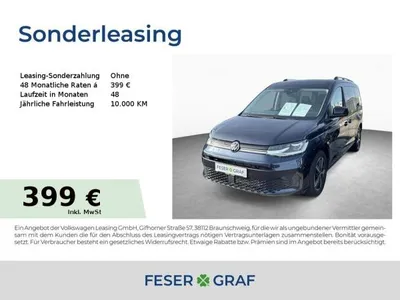 VW Volkswagen Caddy Maxi GOAL 1.5 eHybrid 7-Sitze PANO LED NAV im Leasing von LeasingMarkt.de
