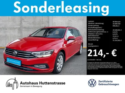 VW Volkswagen Passat Variant 2.0 TDI DSG Business VIRTUAL KAME im Auto Abo von Null-Leasing