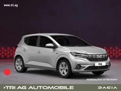 Dacia Dacia Sandero Essential SCe 65 Arktis-Weiß im Auto Abo von LeasingTime