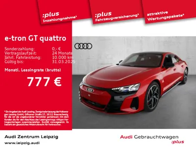 Audi AUDI e-tron GT quattro *Laserlicht*Pano*B&O*22kW* im Auto Abo von Null-Leasing