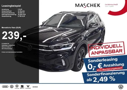 VW Volkswagen T-ROC R-Line 1.5 TSI AHK Panorama Navi IQLight im Auto Abo von Null-Leasing