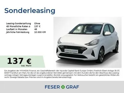 Hyundai Hyundai i10 TREND&KOMFORT-PAKET NAVI KAMERA SHZ LHZ im Auto Abo von LeasingMarkt.de