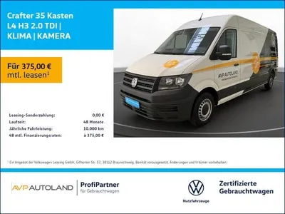 VW Volkswagen Crafter 35 Kasten L4 H3 2.0 TDI | KLIMA | KAMERA im Auto Abo von LeasingMarkt.de