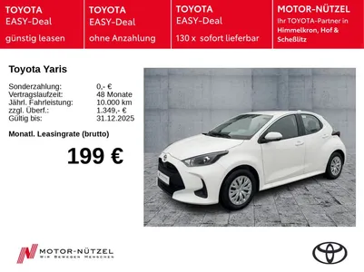 Toyota Toyota Yaris Hybrid Comfort - SOFORT VERFÜGBAR im Auto Abo von Null-Leasing