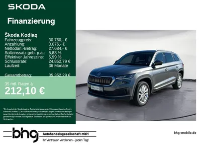 Skoda Skoda Kodiaq 2.0l TSI 4x4 DSG Style im Leasing von Null-Leasing