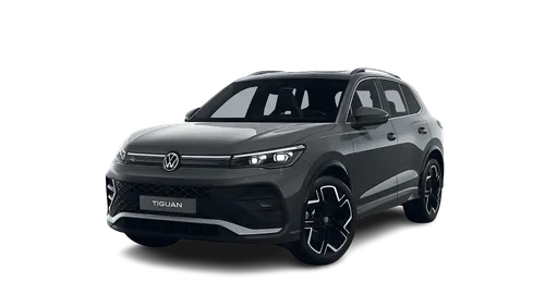 VW Volkswagen Tiguan R-Line Volkswagen 1.5 TSI 110 kW (150 PS) 7-Gang-DSG 1,5 l eTSI 7-Gang-Doppelkupplungsgetriebe DSG im Auto Abo von Faaren