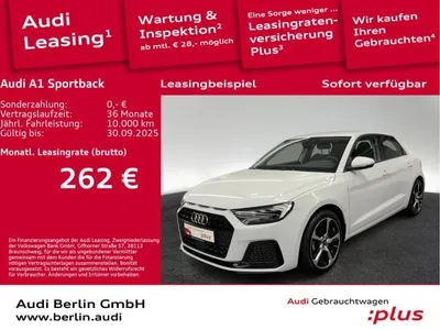 Audi Audi A1 Sportback Advanced 25 TFSI S tr. im Auto Abo von LeasingTime