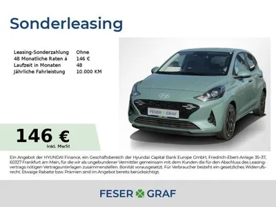 Hyundai Hyundai i10 PRIME NAVI SHZ LHZ CARPLAY KLIMA USB CAM im Auto Abo von LeasingMarkt.de