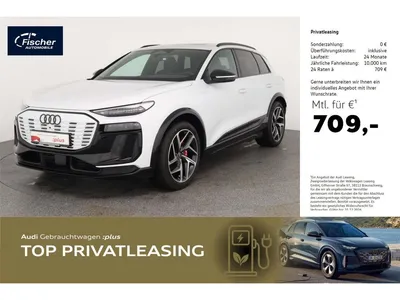 Audi Audi SQ6 e-tron PANO/HUD/LED/NAV/B&O/WÄRMEPUMPE im Leasing von Null-Leasing