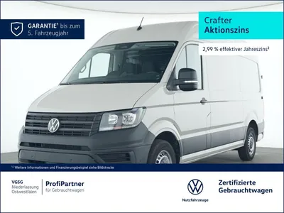 VW Volkswagen Crafter Kasten Mittel Vorb. AHK ParkAssist Navi im Leasing von Null-Leasing