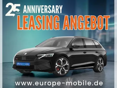 Skoda Skoda Octavia „25th Anniversary“ Combi RS 2.0 TSI 265 DSG (UVP 56.019€/SOFORT) NAV/PANO/AHK/WINTER/19"/DCC/360/UVM im Leasing von LeasingMarkt.de
