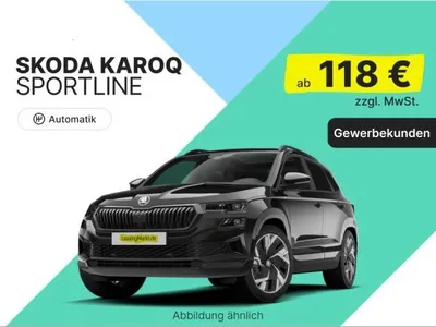 Skoda Skoda Karoq Sportline 2,0 TSI Allrad | Gewerbe im Auto Abo von LeasingMarkt.de