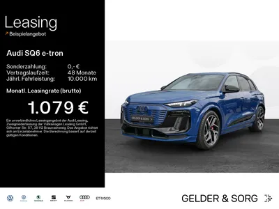 Audi AUDI SQ6 e-tron qu. ed.one blue AIR*TechPro*ARHuD*B&O im Auto Abo von Null-Leasing