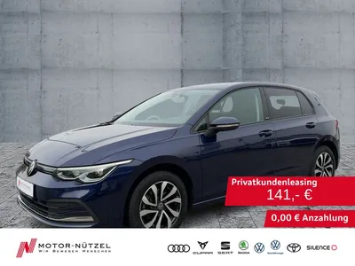 VW Volkswagen Golf VIII 1.5 TSI ACTIVE LEDplus+ACC+HuD+STDHZG im Leasing von Null-Leasing