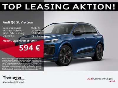 Audi Audi Q6 e-tron Q S LINE EDITION LM21 PANO AHK BuO LUF im Auto Abo von Mobile.de