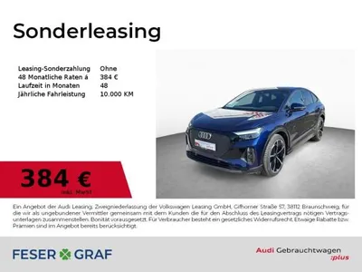Audi Audi Q4 e-tron Q4 Sportback e-tron 45 advanced - AHK - LEDER im Auto Abo von LeasingMarkt.de
