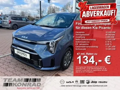 Kia Kia Picanto 🤩1.0 GDI MT VISION🤩- sofort verfügbar ✅ im Leasing von LeasingMarkt.de