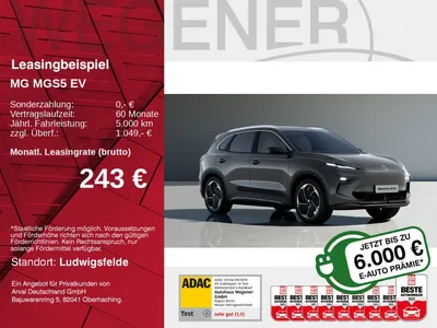 MG MGS5 EV 49kWh COMFORT - ACC LED KAM TOTW SHZ PDC im Leasing von Null-Leasing