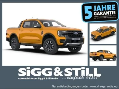 Ford Ford Ranger WILDTRAK 2.3 DoKa PHEV*SOLANGE VORRAT REICHT*NAVI*iACC*360*PDC im Auto Abo von LeasingTime