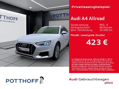 Audi Audi A4 allroad 40 TDI Q AHK NAVI+ KAMERA LED SITZHZG im Leasing von Null-Leasing