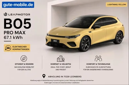 Leapmotor Leapmotor B05 Pro Max Design 67,1kWh im Leasing von Null-Leasing