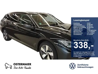 VW Volkswagen Passat Variant ELEGANCE 1.5eTSI 177PS DSG HYBRID im Leasing von Null-Leasing