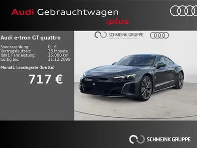 Audi Audi e-tron GT quattro ALLRADLENK 360° MASSAGE LASER im Auto Abo von Null-Leasing